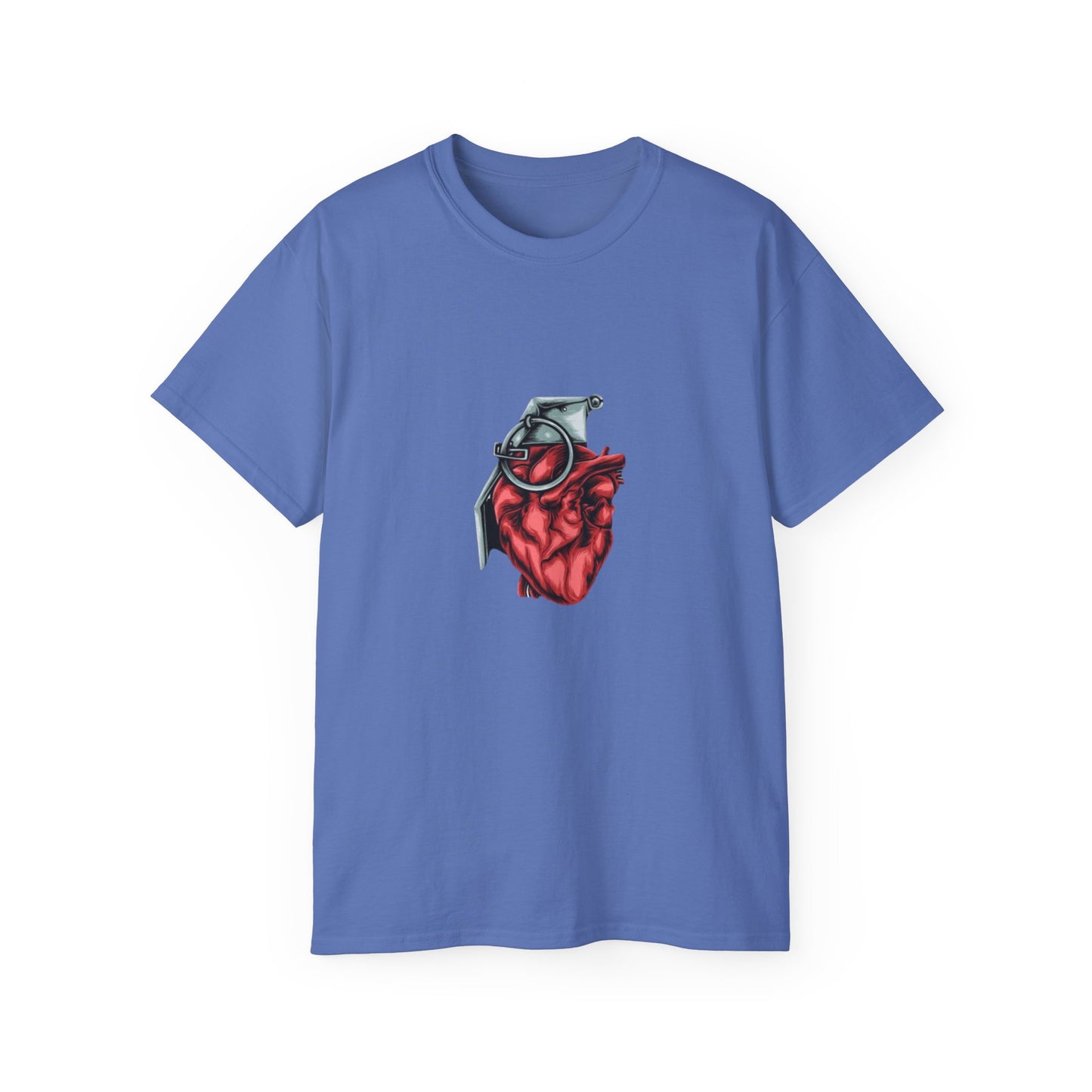 Bold Heart Graphic Unisex Ultra Cotton Tee - Unique Stylish Apparel for Art Lovers