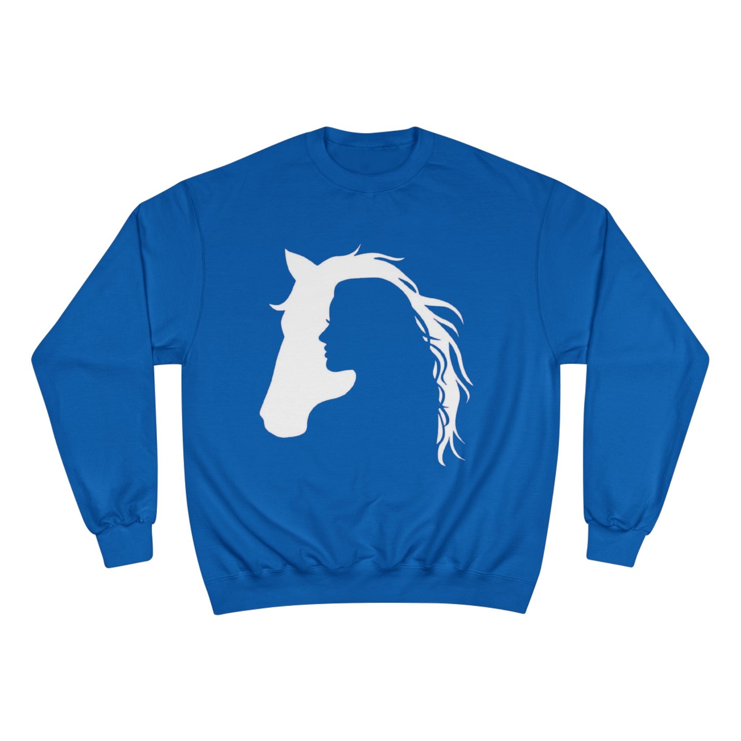 Equestrian Champion Sweatshirt - Horse & Rider Silhouette Design