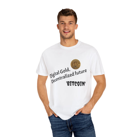 Unisex Bitcoin Digital Gold T-Shirt - Cryptocurrency Future Design