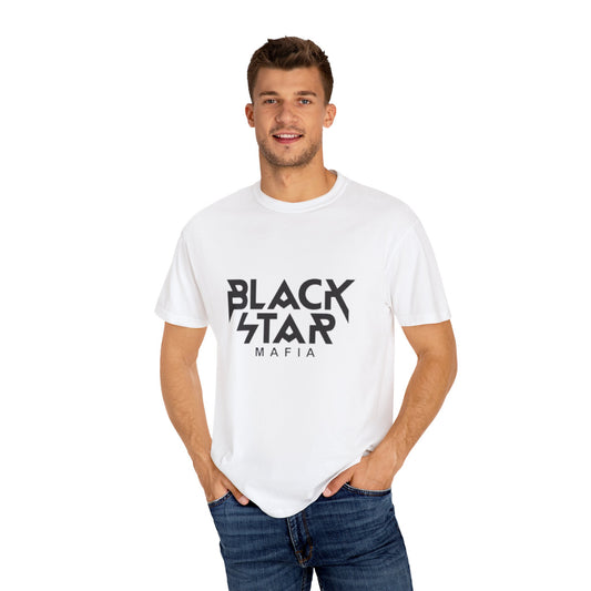 Black Star Mafia Unisex Garment-Dyed T-Shirt - Stylish Graphic Tee for Music Lovers