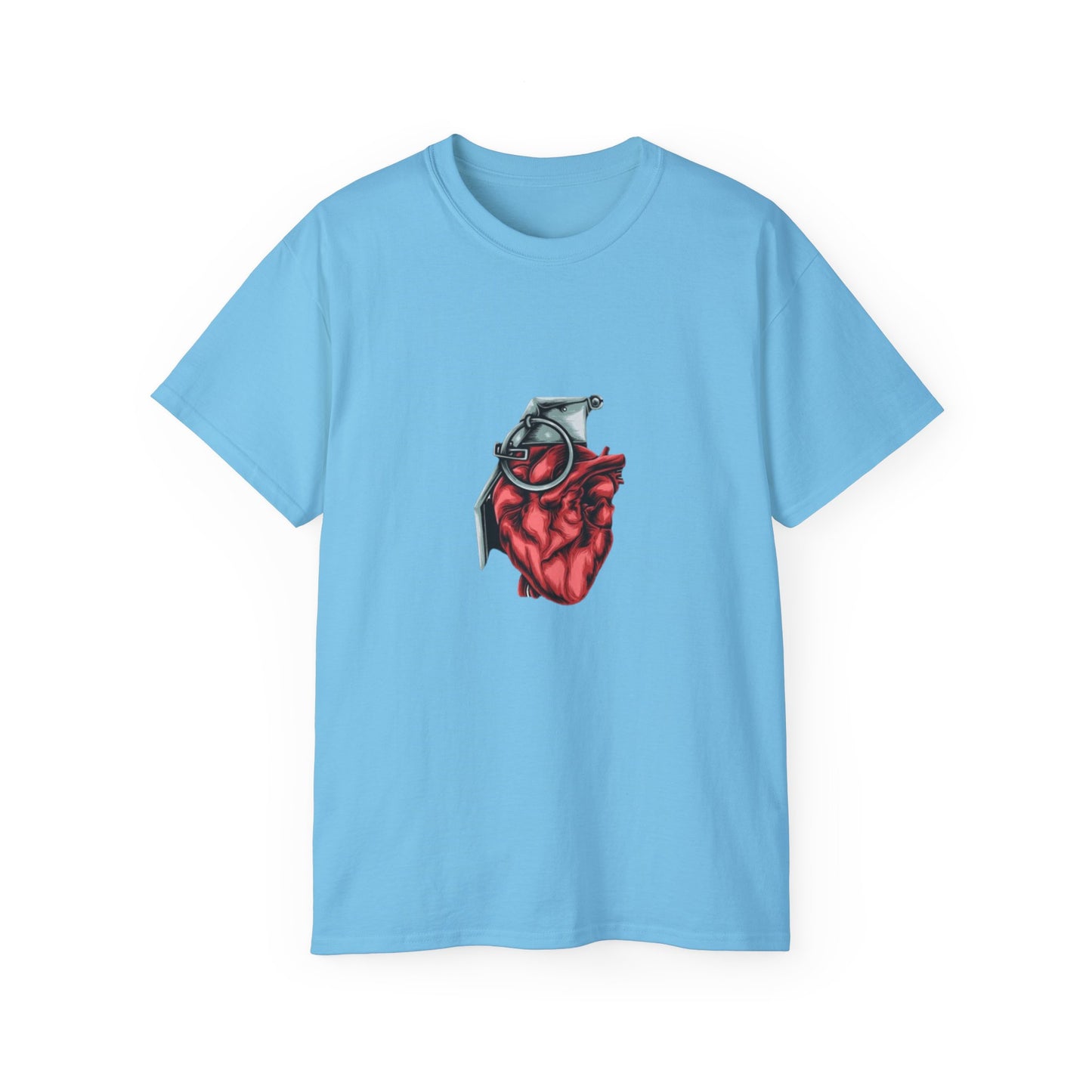 Bold Heart Graphic Unisex Ultra Cotton Tee - Unique Stylish Apparel for Art Lovers