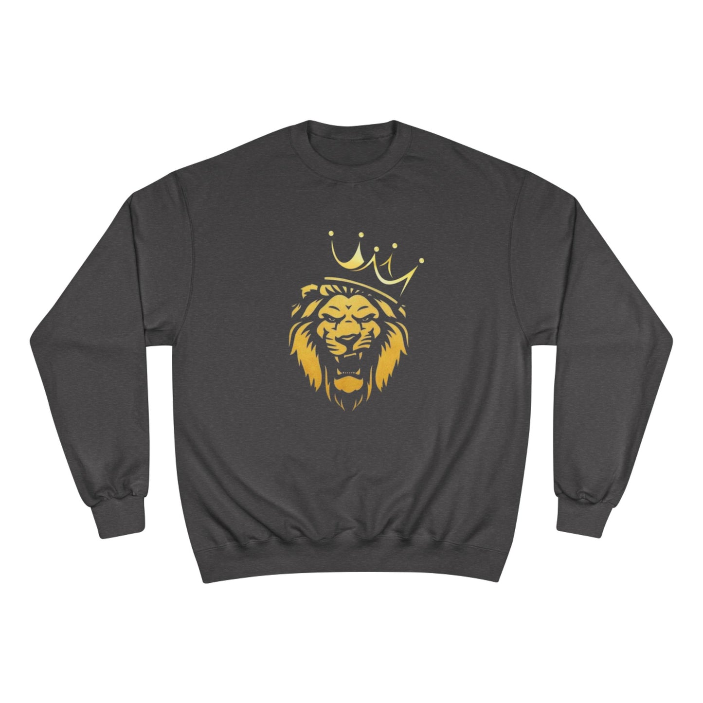 King of the Jungle Sweatshirt - Bold Lion with Crown Design