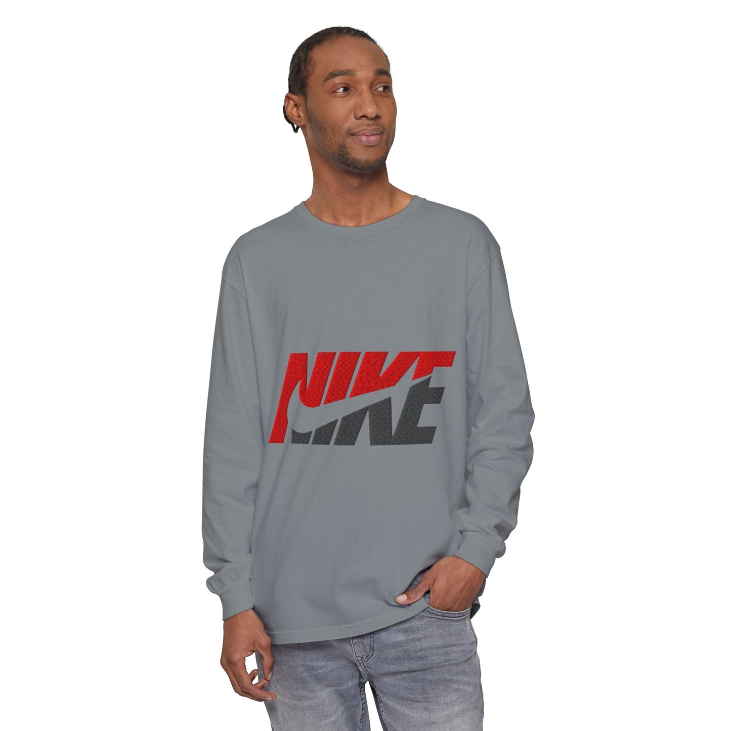 Unisex Long Sleeve T-Shirt | Vintage-Inspired Nike Graphic | Casual Comfort Wear