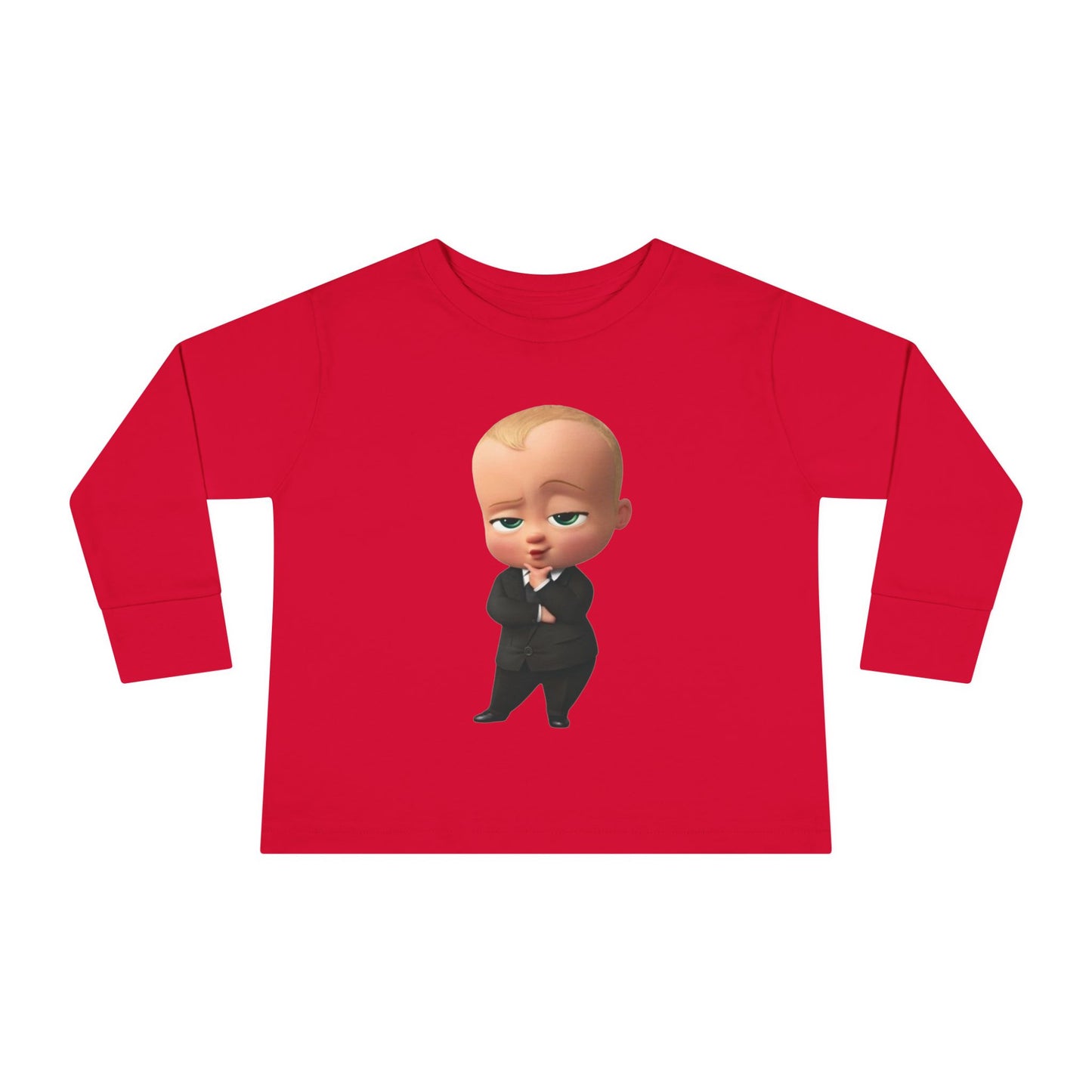 Toddler Boss Baby Long Sleeve Tee - Fun & Comfy Kids Shirt