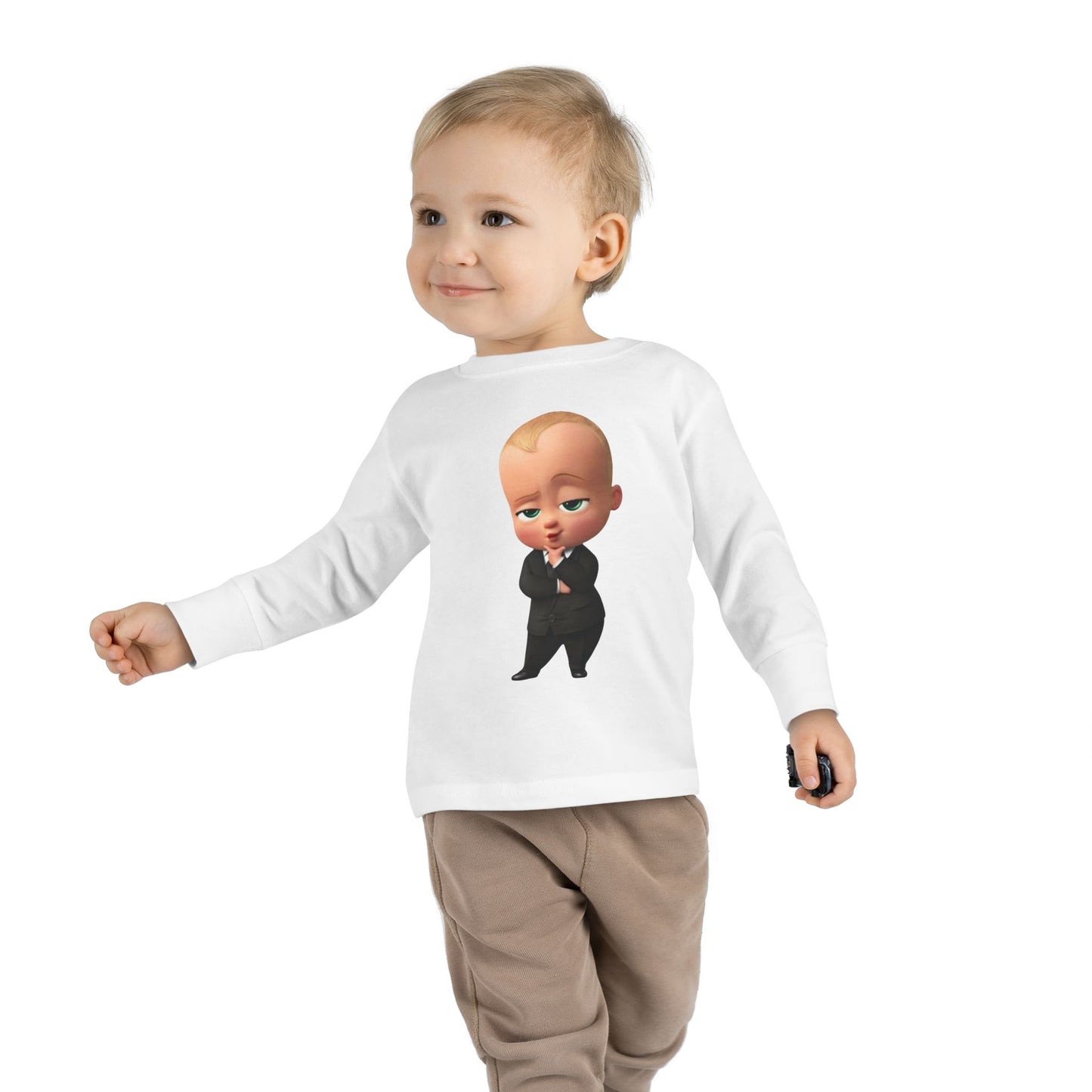 Toddler Boss Baby Long Sleeve Tee - Fun & Comfy Kids Shirt