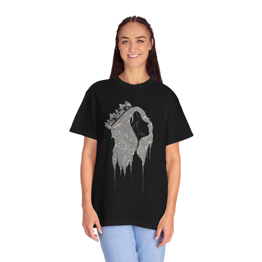 Galaxy Crown Unisex Garment-Dyed T-Shirt - Sparkling Design for Trendsetters