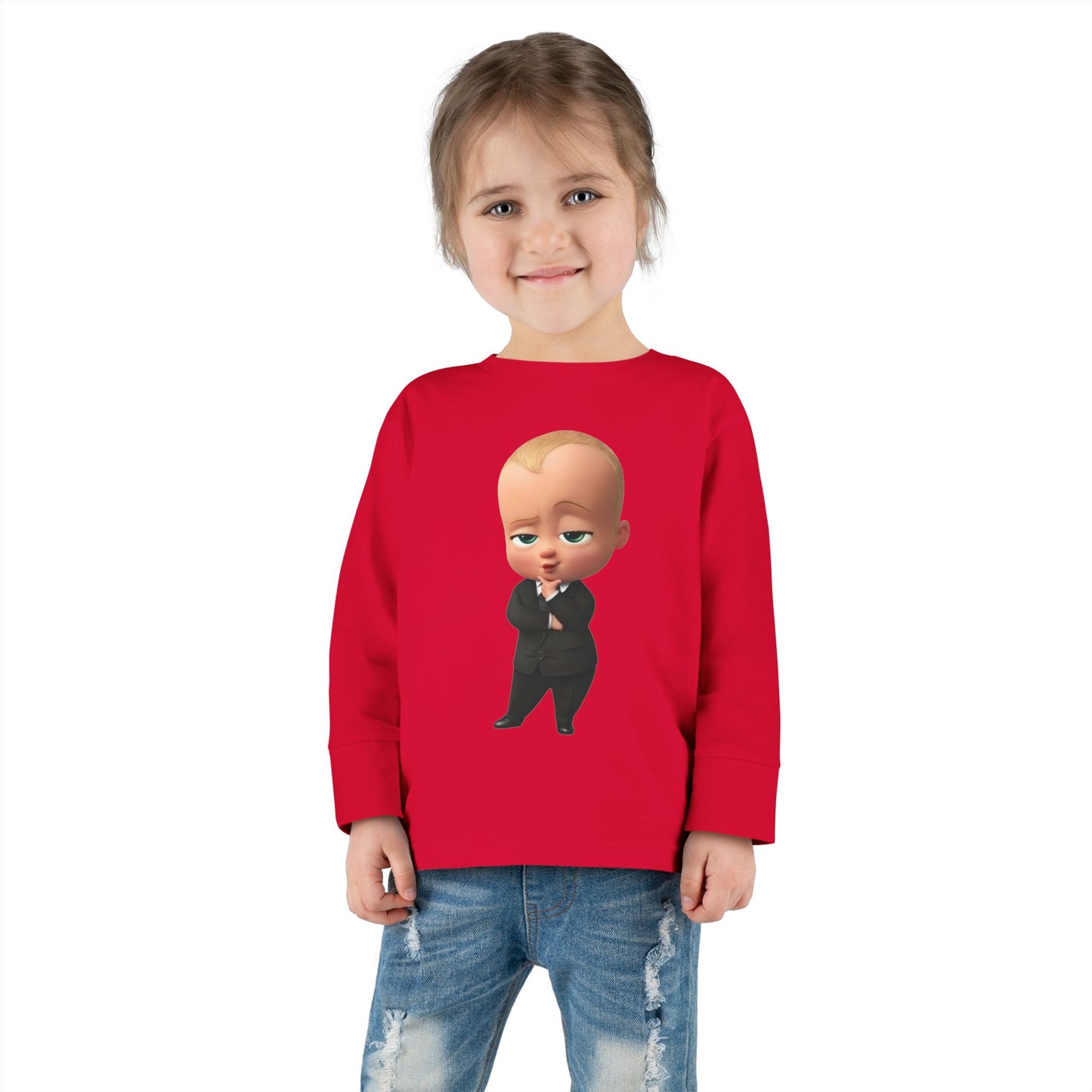 Toddler Boss Baby Long Sleeve Tee - Fun & Comfy Kids Shirt