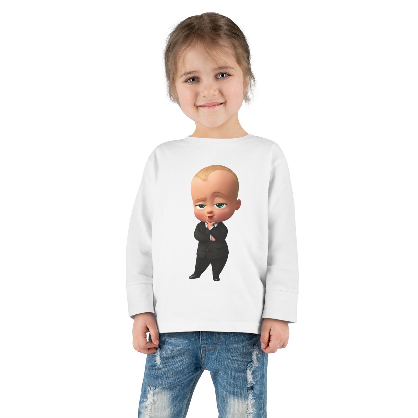 Toddler Boss Baby Long Sleeve Tee - Fun & Comfy Kids Shirt