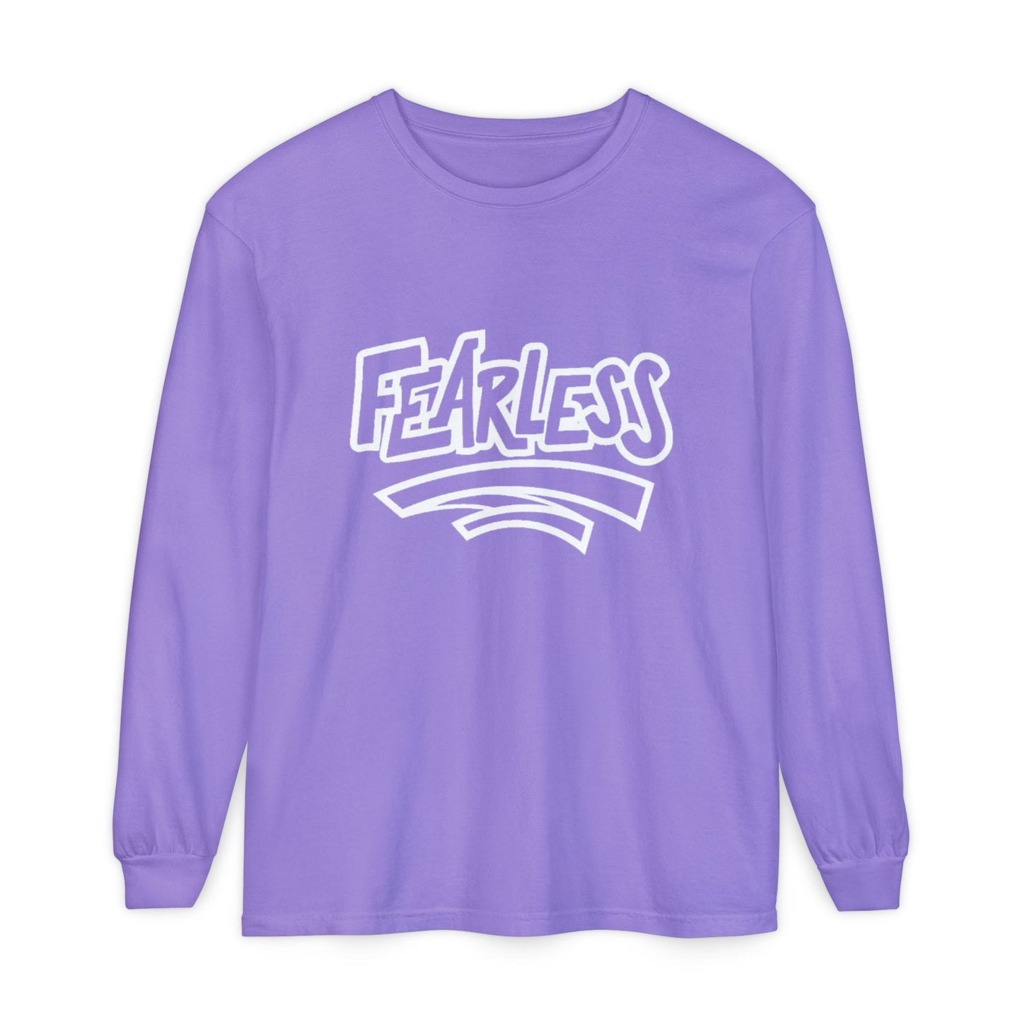 Fearless Unisex Long Sleeve T-Shirt - Garment-Dyed for Comfort