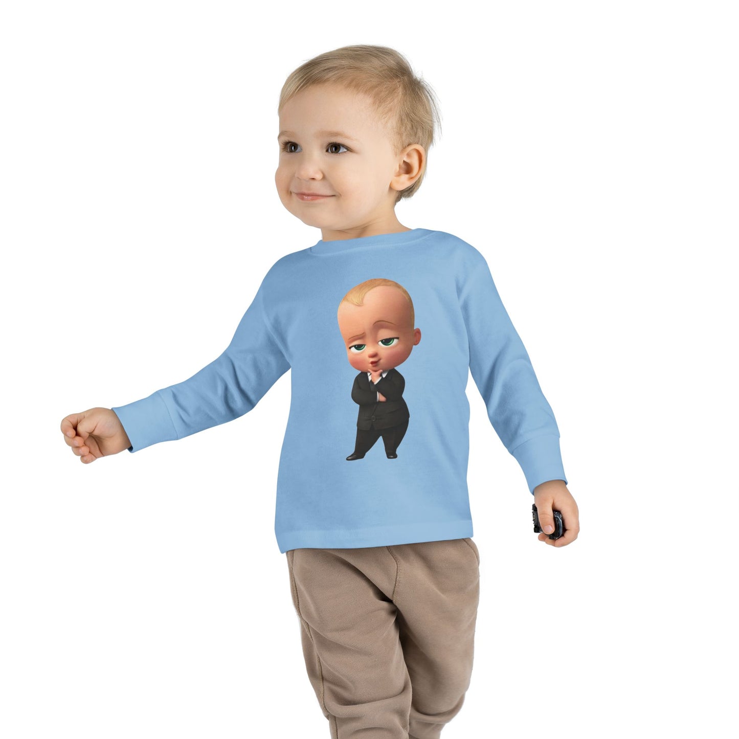 Toddler Boss Baby Long Sleeve Tee - Fun & Comfy Kids Shirt