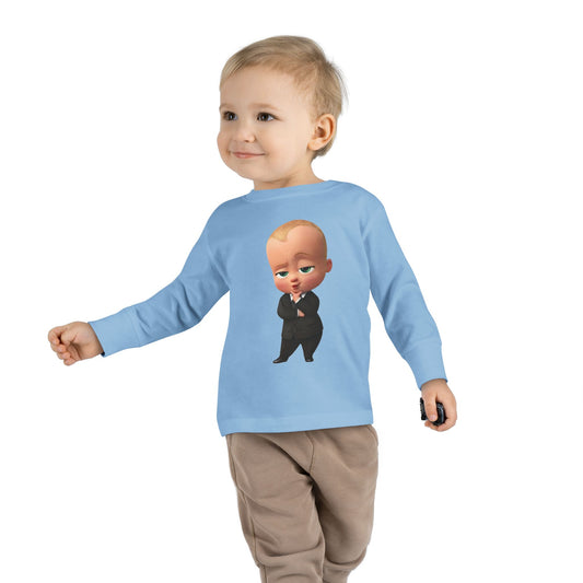 Toddler Boss Baby Long Sleeve Tee - Fun & Comfy Kids Shirt