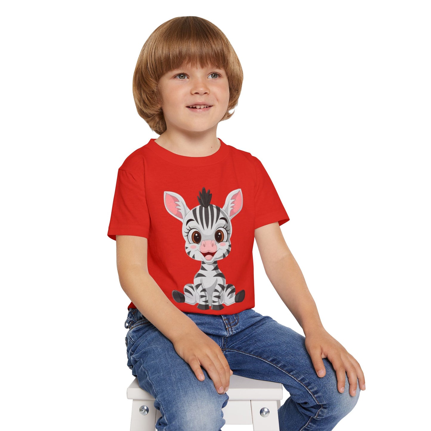 Cute Zebra Toddler T-Shirt - Adorable Animal Tee for Kids