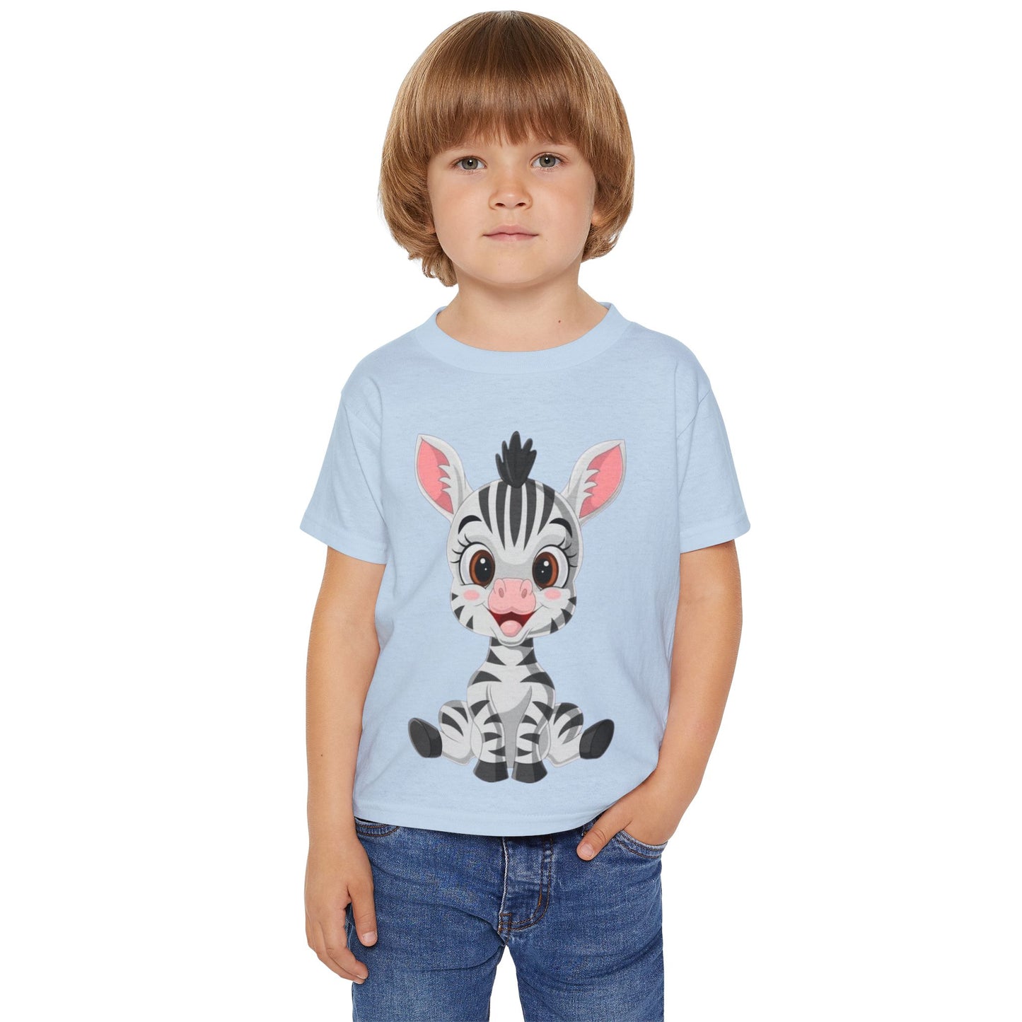 Cute Zebra Toddler T-Shirt - Adorable Animal Tee for Kids