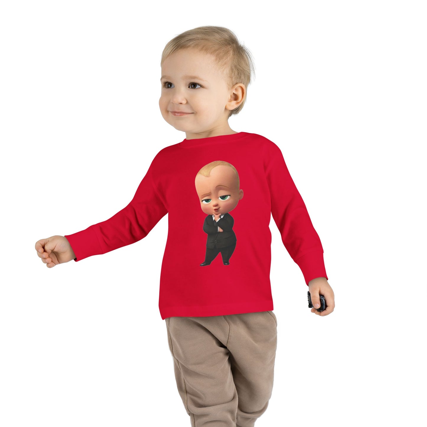 Toddler Boss Baby Long Sleeve Tee - Fun & Comfy Kids Shirt