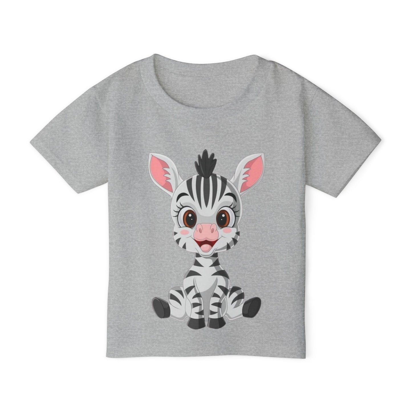 Cute Zebra Toddler T-Shirt - Adorable Animal Tee for Kids