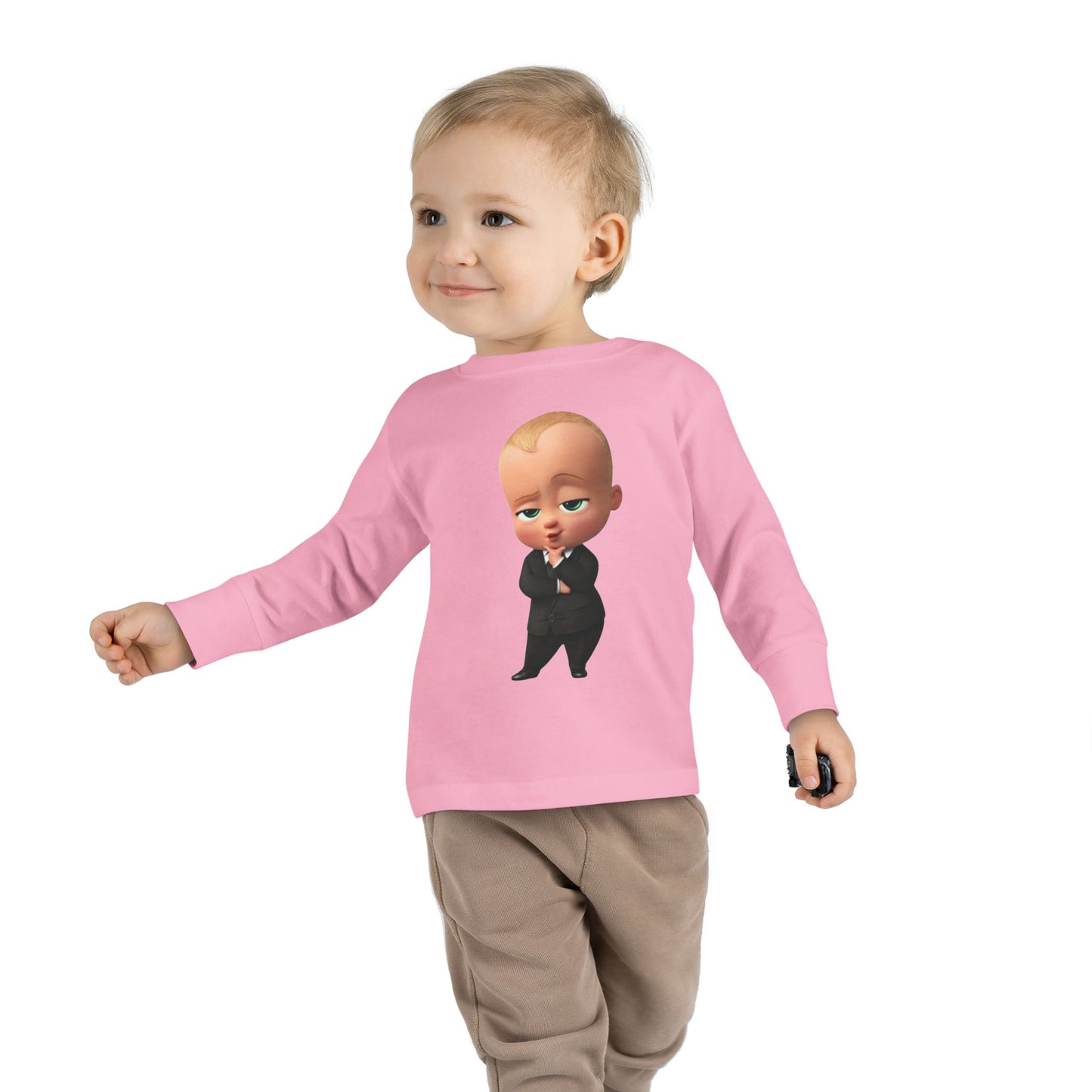 Toddler Boss Baby Long Sleeve Tee - Fun & Comfy Kids Shirt