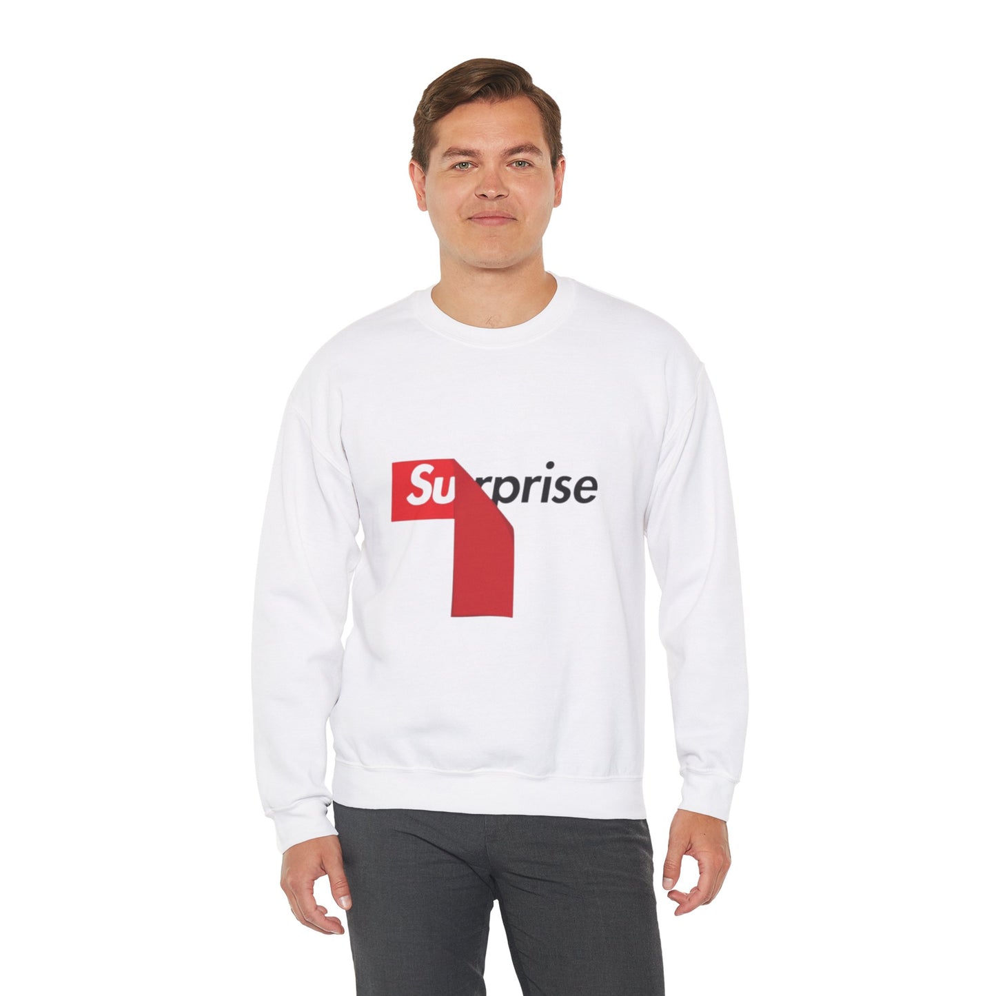 Surprise Unisex Heavy Blend™ Crewneck Sweatshirt | Cozy Casual Wear for All Occasions