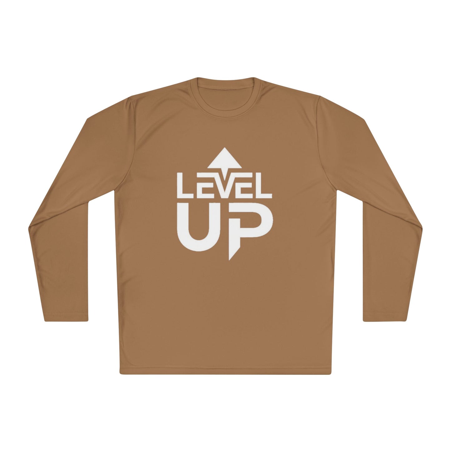 Level Up Unisex Lightweight Long Sleeve Tee - Perfect for Gamers and Achievers