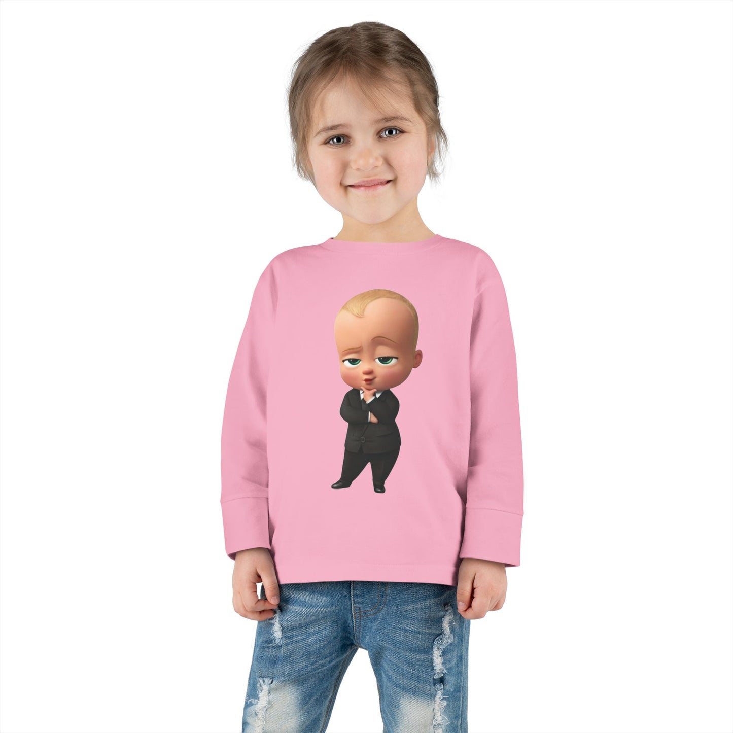 Toddler Boss Baby Long Sleeve Tee - Fun & Comfy Kids Shirt