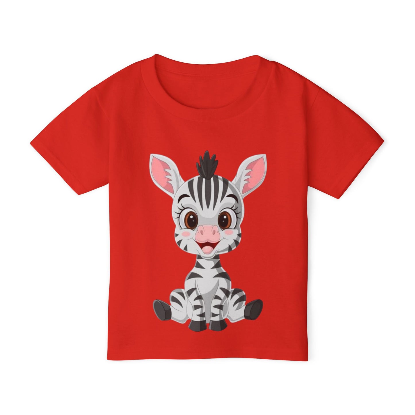 Cute Zebra Toddler T-Shirt - Adorable Animal Tee for Kids