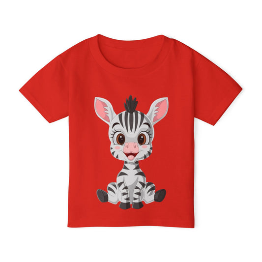 Cute Zebra Toddler T-Shirt - Adorable Animal Tee for Kids