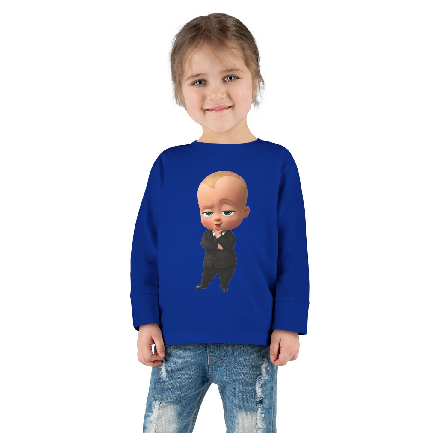 Toddler Boss Baby Long Sleeve Tee - Fun & Comfy Kids Shirt