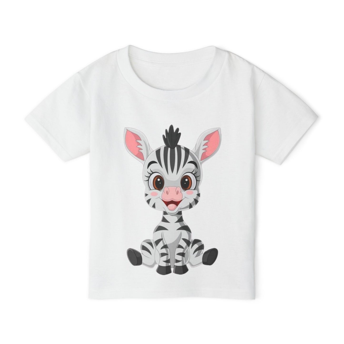 Cute Zebra Toddler T-Shirt - Adorable Animal Tee for Kids