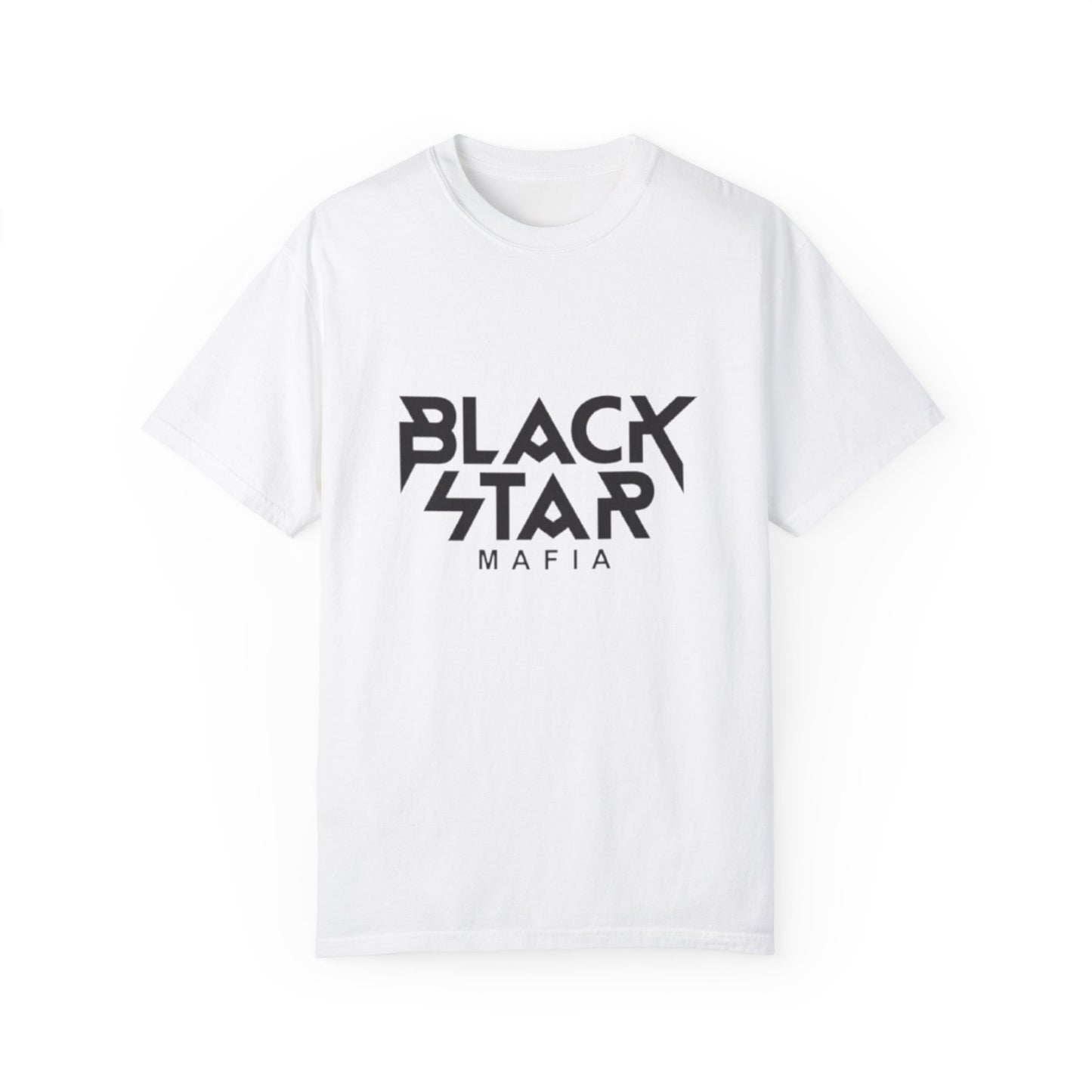 Black Star Mafia Unisex Garment-Dyed T-Shirt - Stylish Graphic Tee for Music Lovers