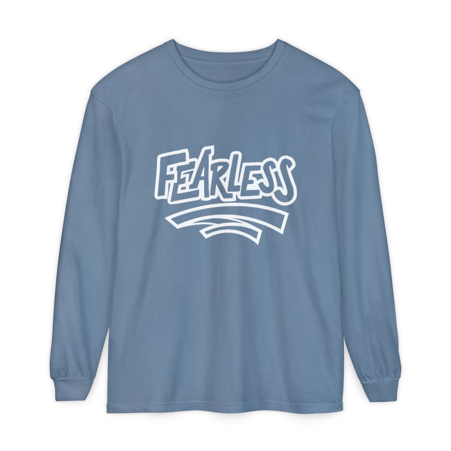 Fearless Unisex Long Sleeve T-Shirt - Garment-Dyed for Comfort