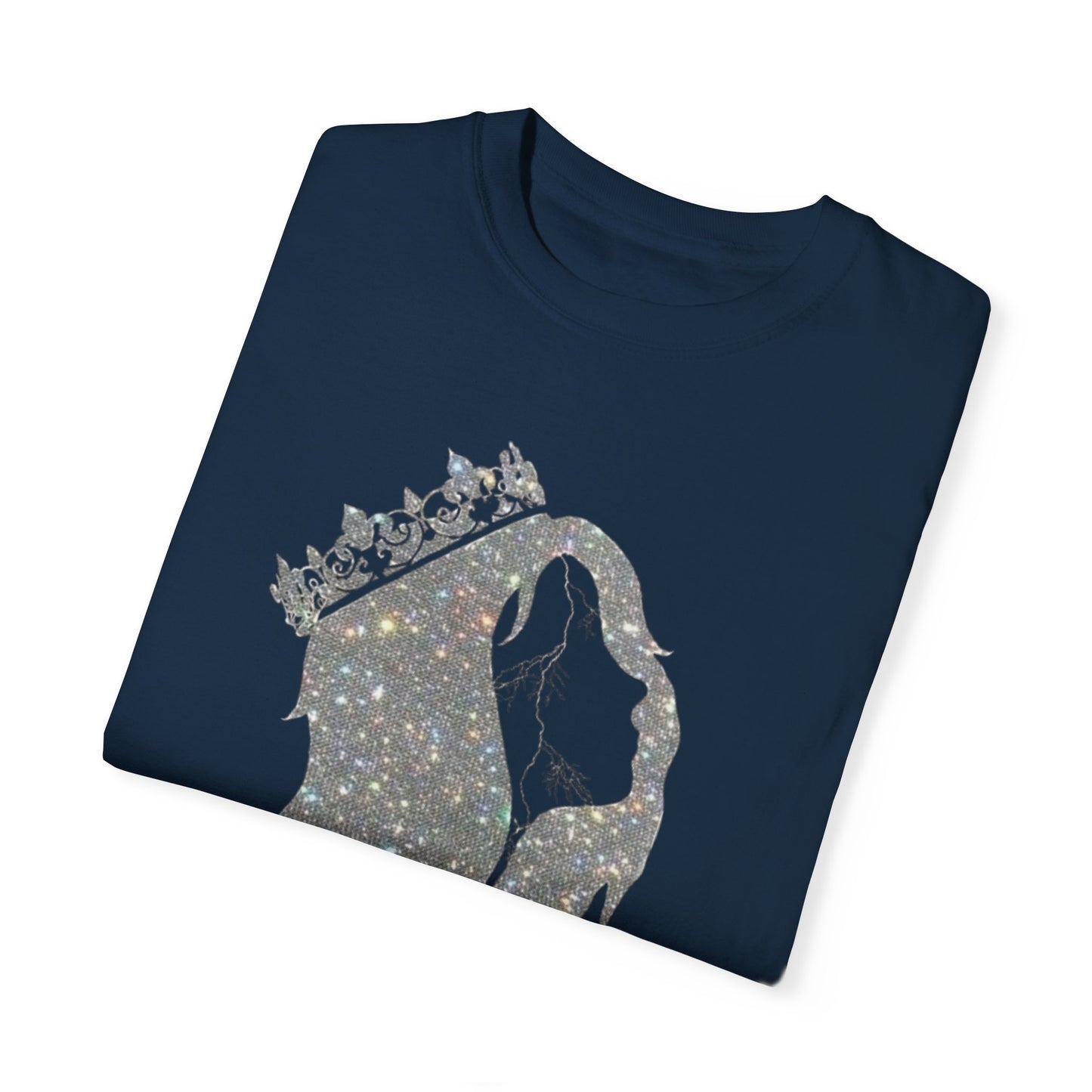 Galaxy Crown Unisex Garment-Dyed T-Shirt - Sparkling Design for Trendsetters