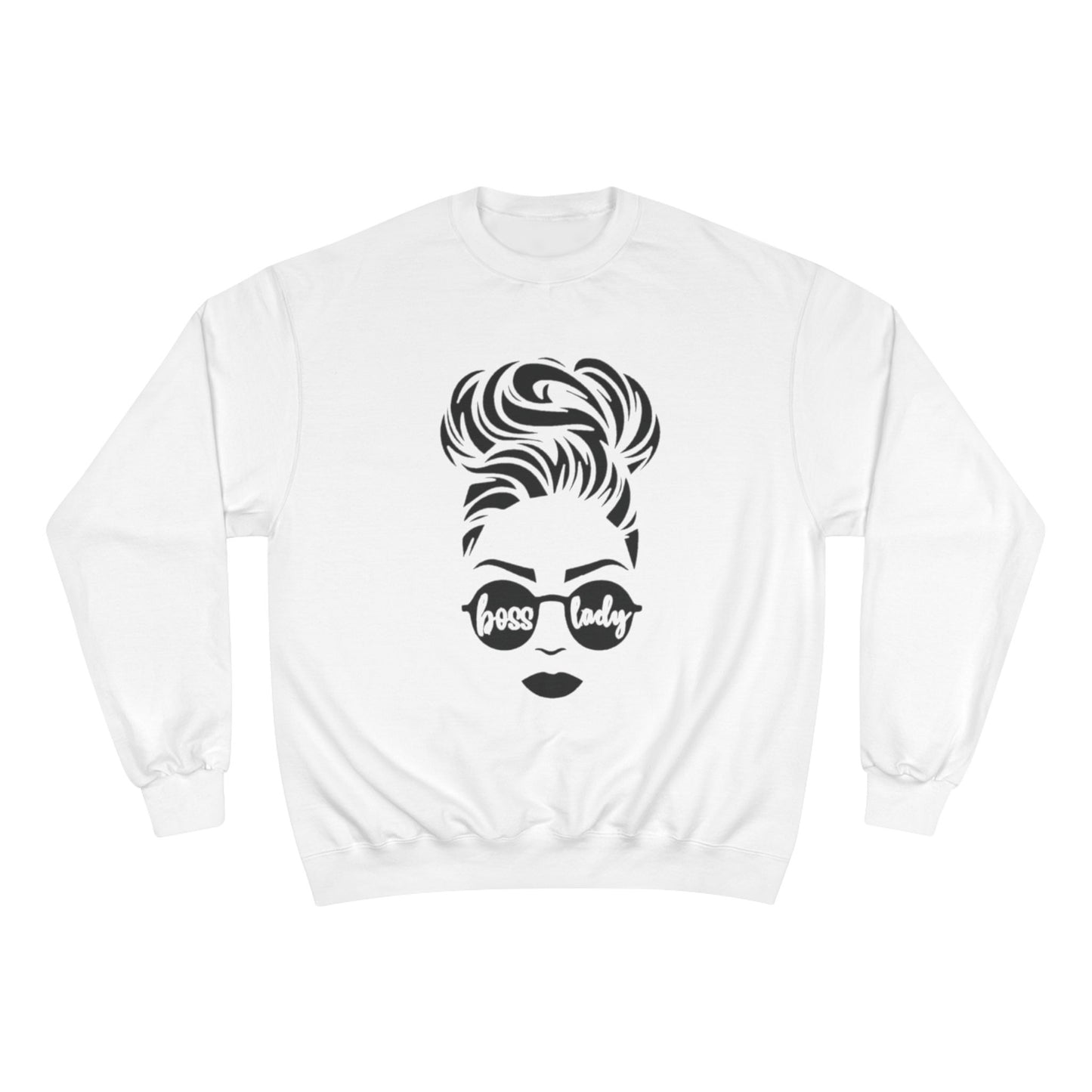 Boss Lady Champion Sweatshirt - Empowerment Apparel for Women