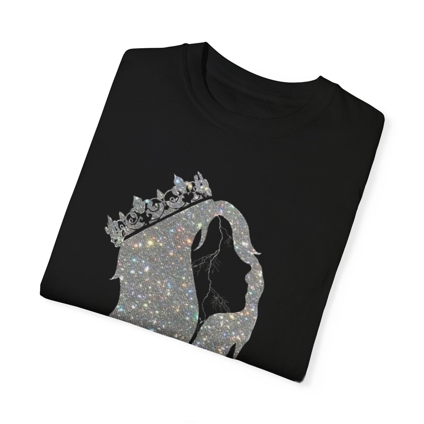 Galaxy Crown Unisex Garment-Dyed T-Shirt - Sparkling Design for Trendsetters