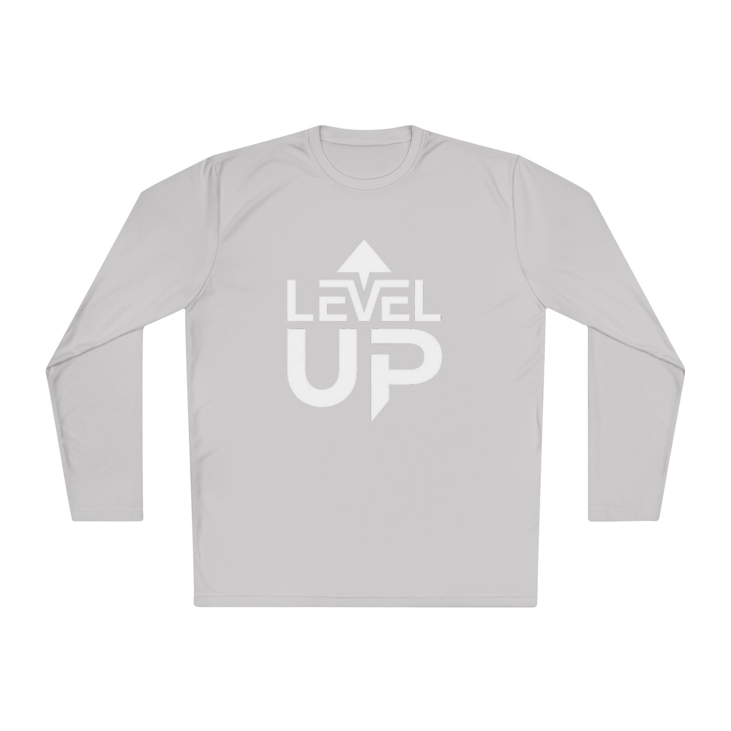 Level Up Unisex Lightweight Long Sleeve Tee - Perfect for Gamers and Achievers