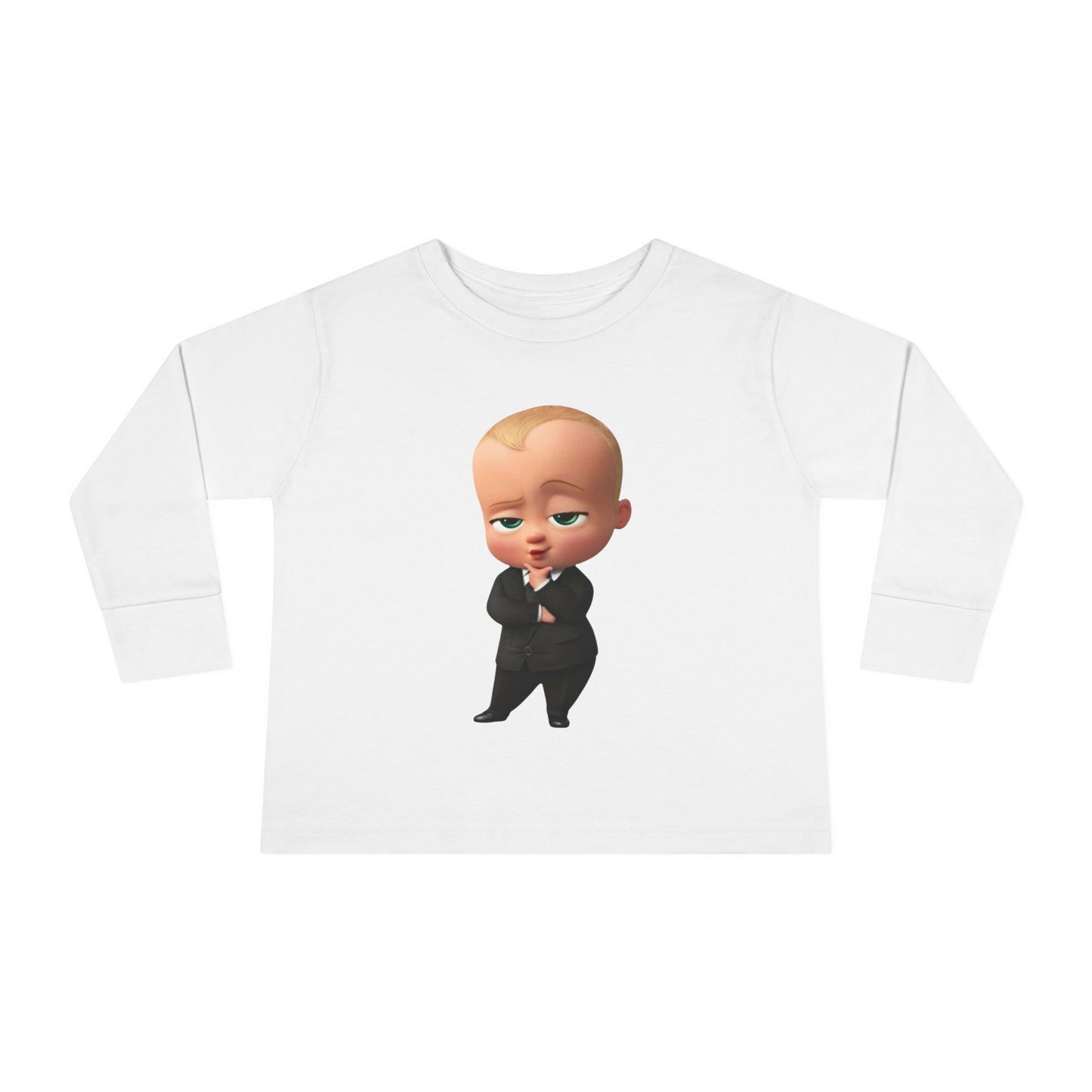 Toddler Boss Baby Long Sleeve Tee - Fun & Comfy Kids Shirt