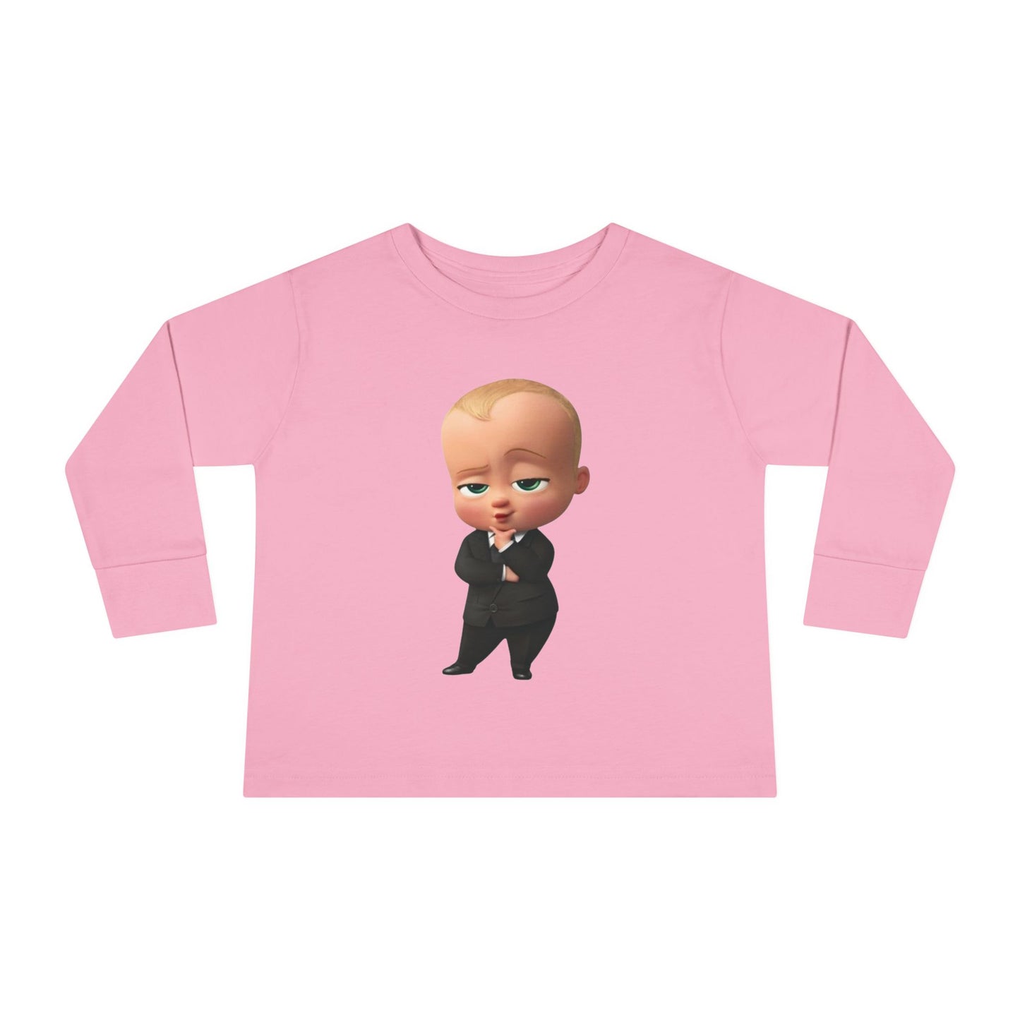 Toddler Boss Baby Long Sleeve Tee - Fun & Comfy Kids Shirt