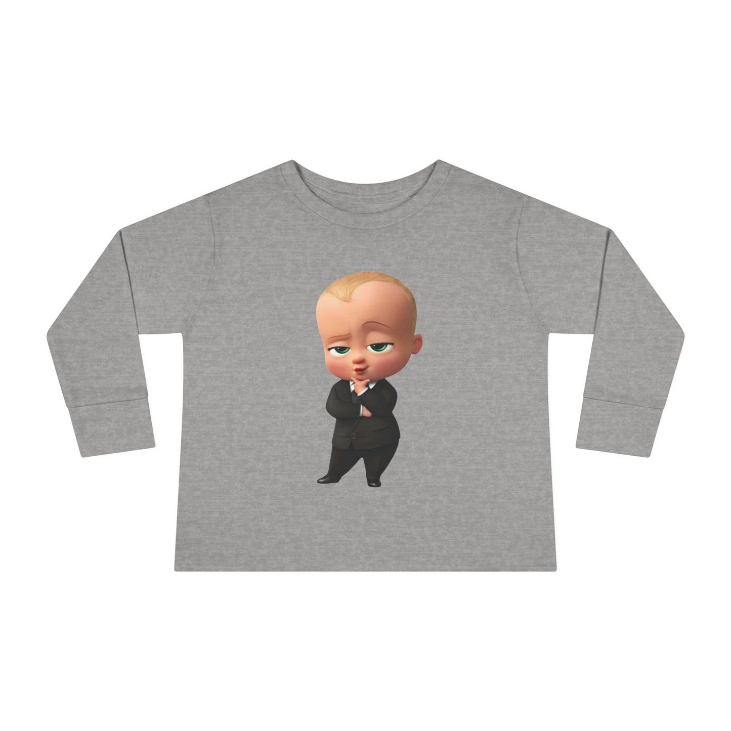 Toddler Boss Baby Long Sleeve Tee - Fun & Comfy Kids Shirt