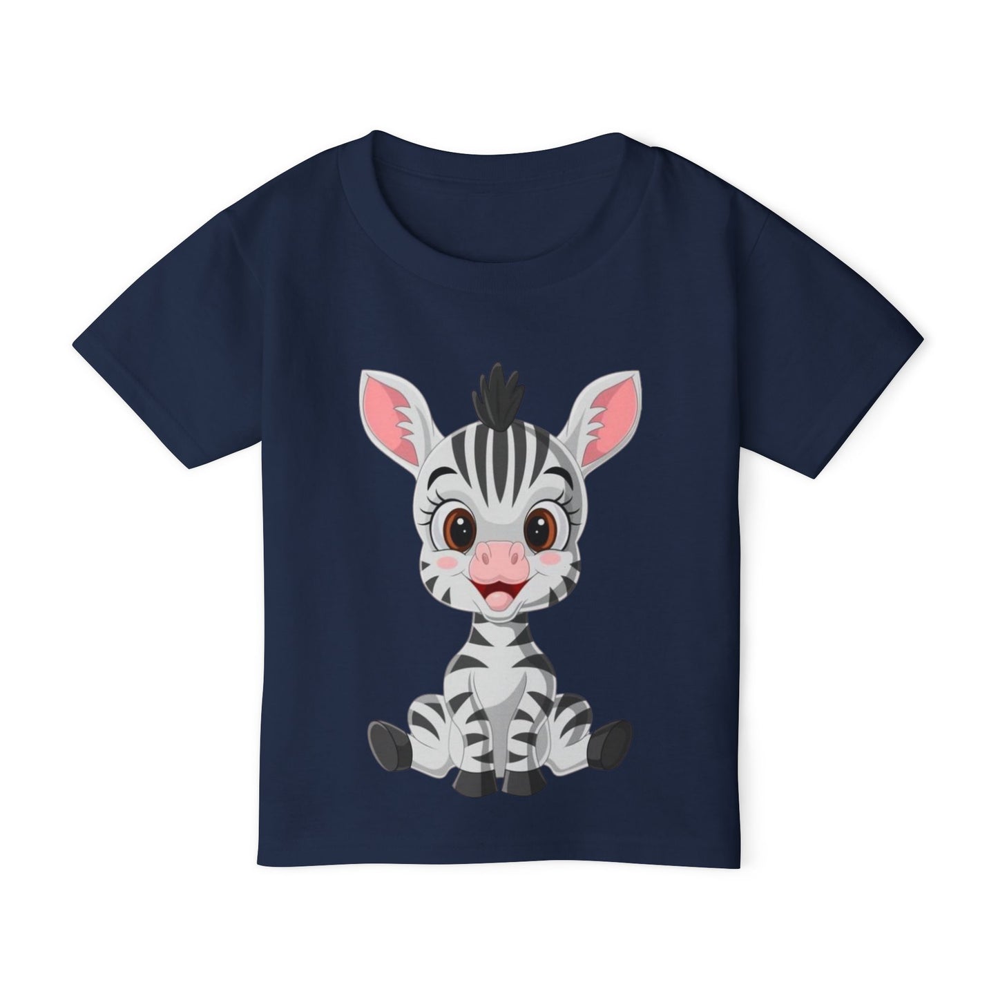 Cute Zebra Toddler T-Shirt - Adorable Animal Tee for Kids