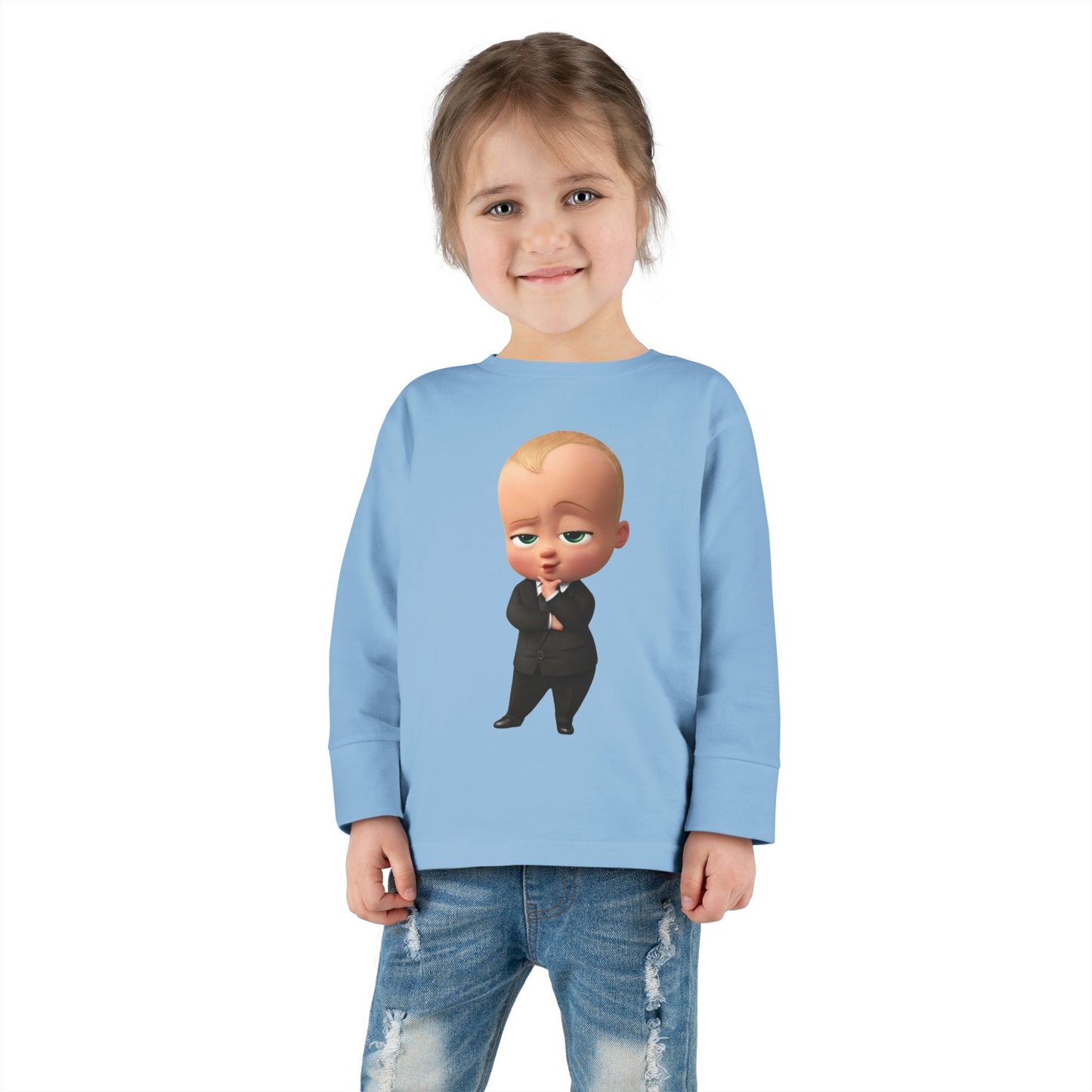 Toddler Boss Baby Long Sleeve Tee - Fun & Comfy Kids Shirt