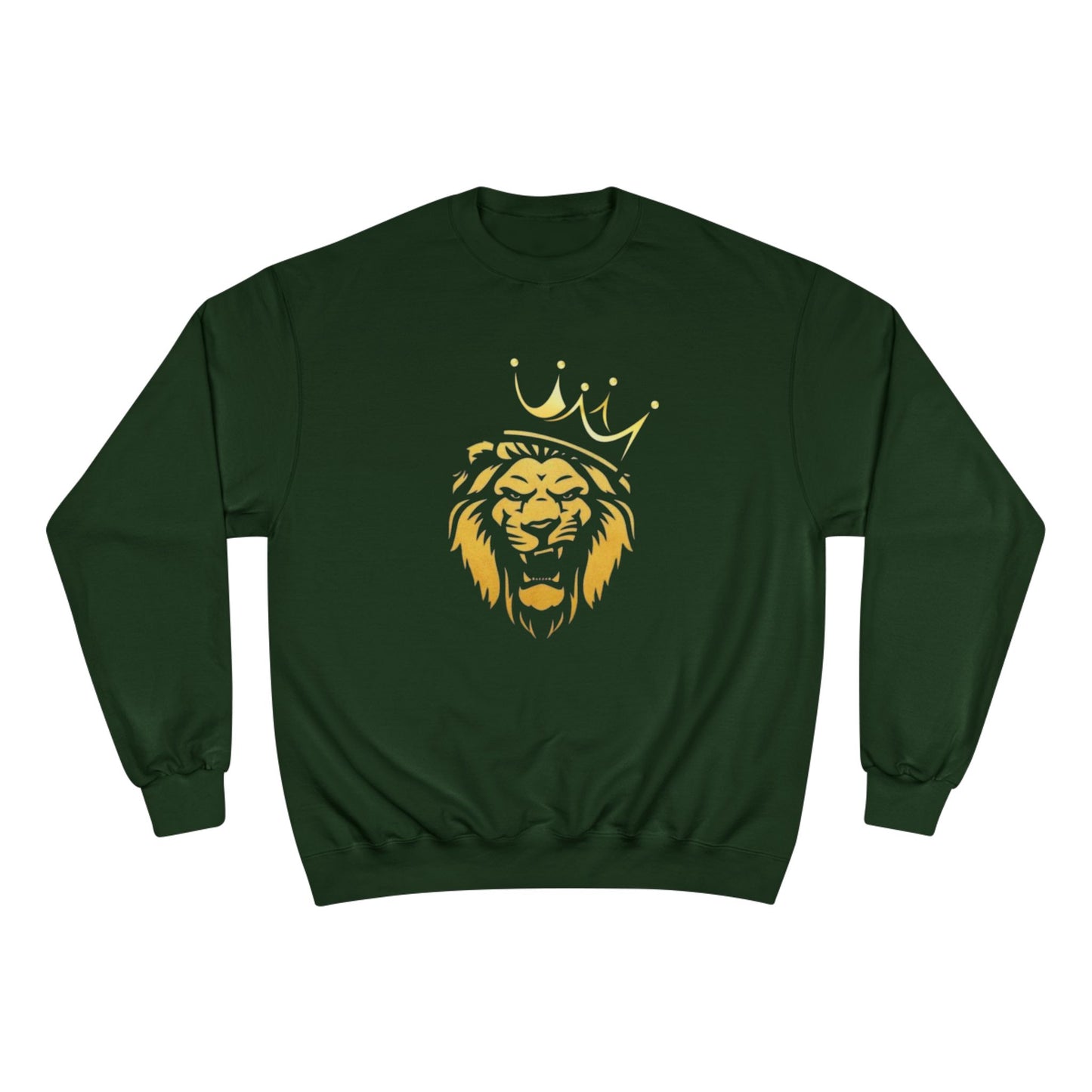 King of the Jungle Sweatshirt - Bold Lion with Crown Design