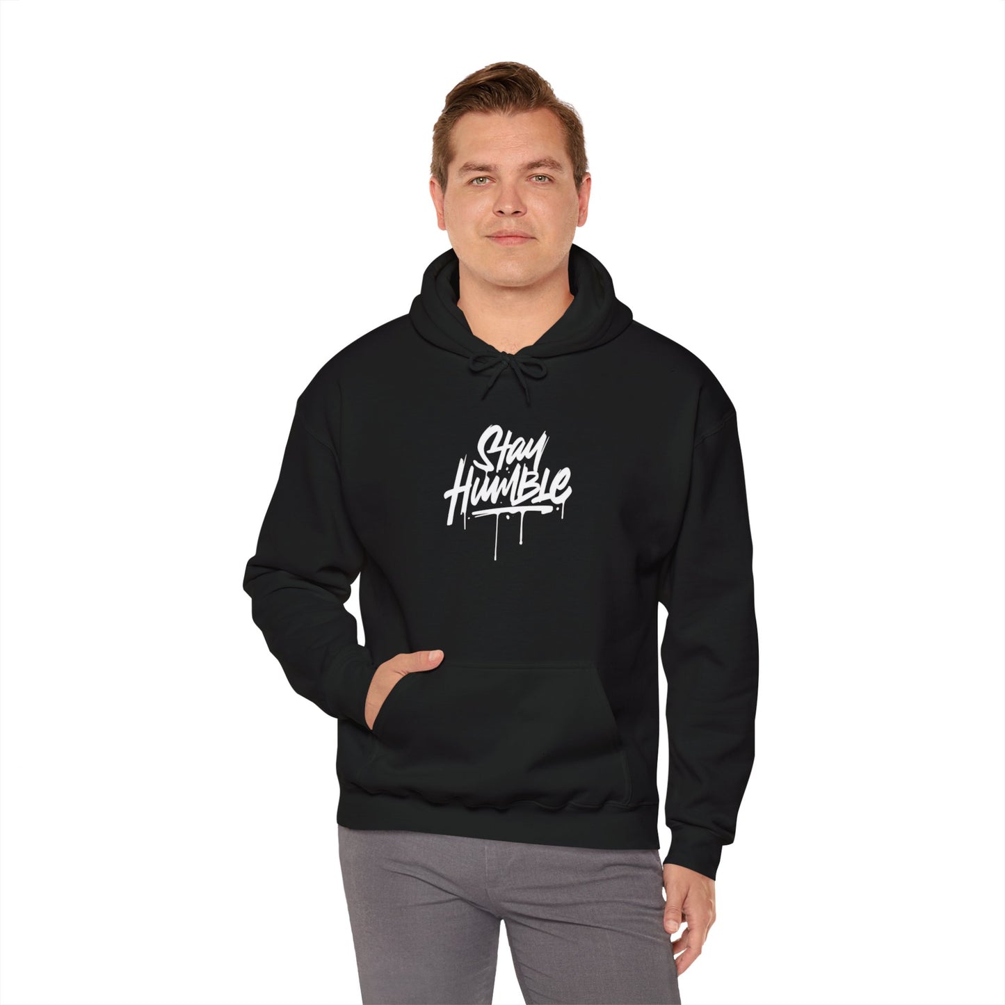 Stay Humble Unisex Heavy Blend Hoodie - Comfortable Casual Wear for Motivation and Inspiration