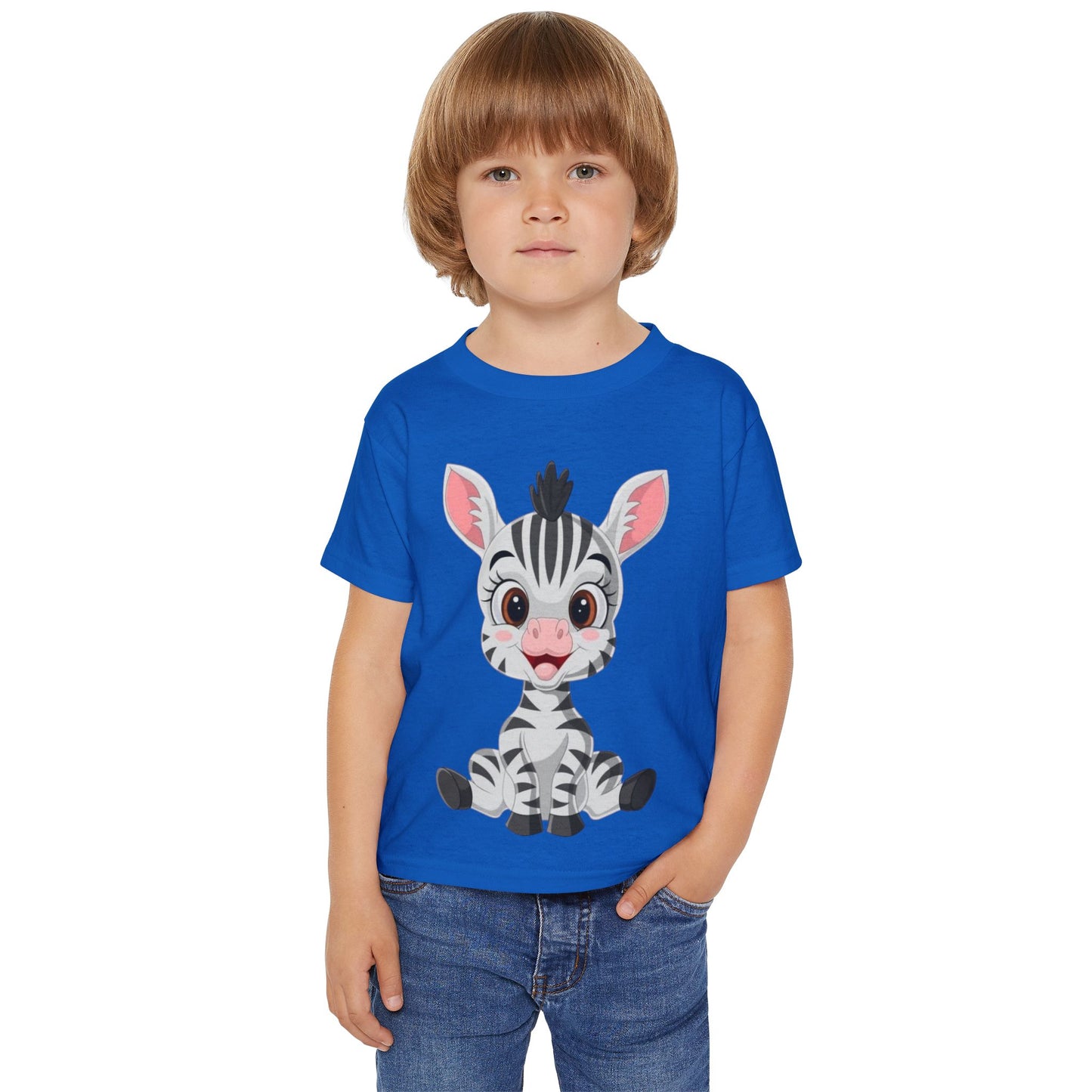 Cute Zebra Toddler T-Shirt - Adorable Animal Tee for Kids