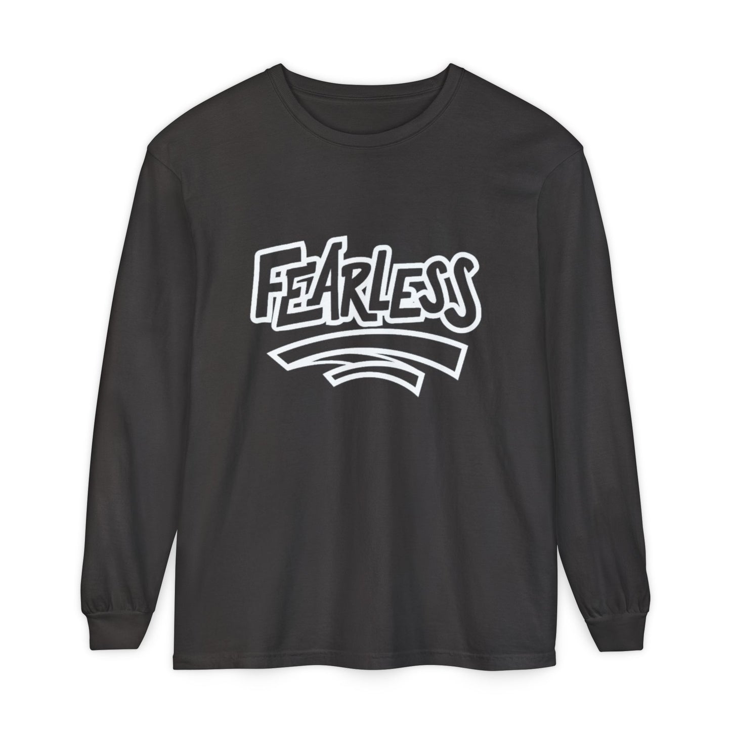 Fearless Unisex Long Sleeve T-Shirt - Garment-Dyed for Comfort